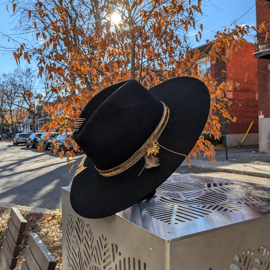 Black & Gold Fedora