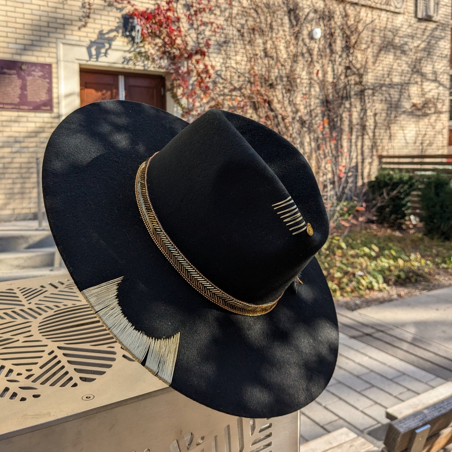 Black & Gold Fedora